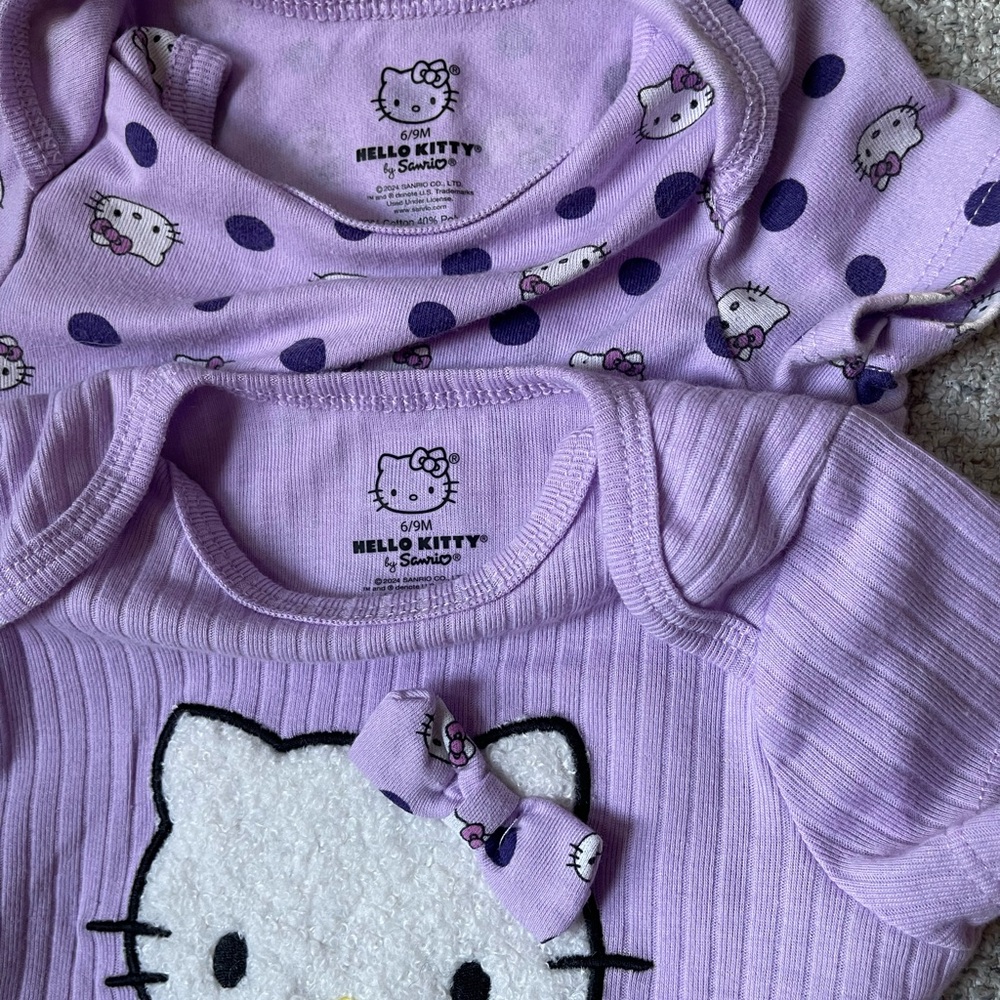 2 for 1 Hello Kitty onesies - Picture 2 of 5